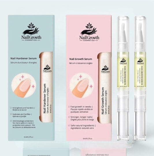 AANBEVOLEN BESTSELLER PAKKET: 2 Serums + 1 Ultra-Krachtige Verharder — De Complete Oplossing Voor Lange, Sterke en Resistente Nagels  | BESTSELLER